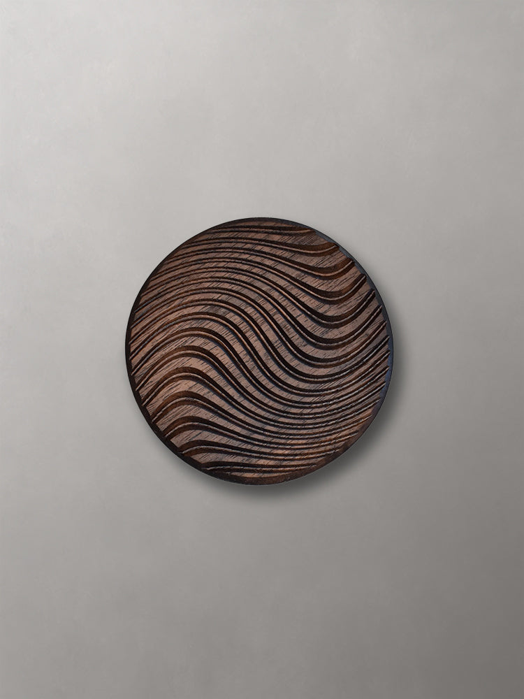 Black Walnut - Wave Coaster Set