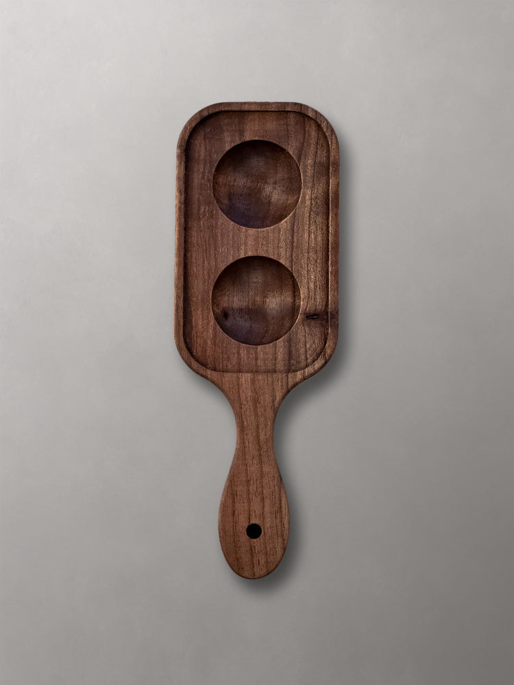 Black Walnut - Handle Egg Server