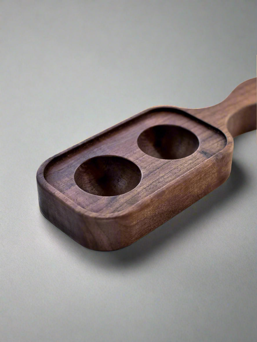 Black Walnut - Handle Egg Server