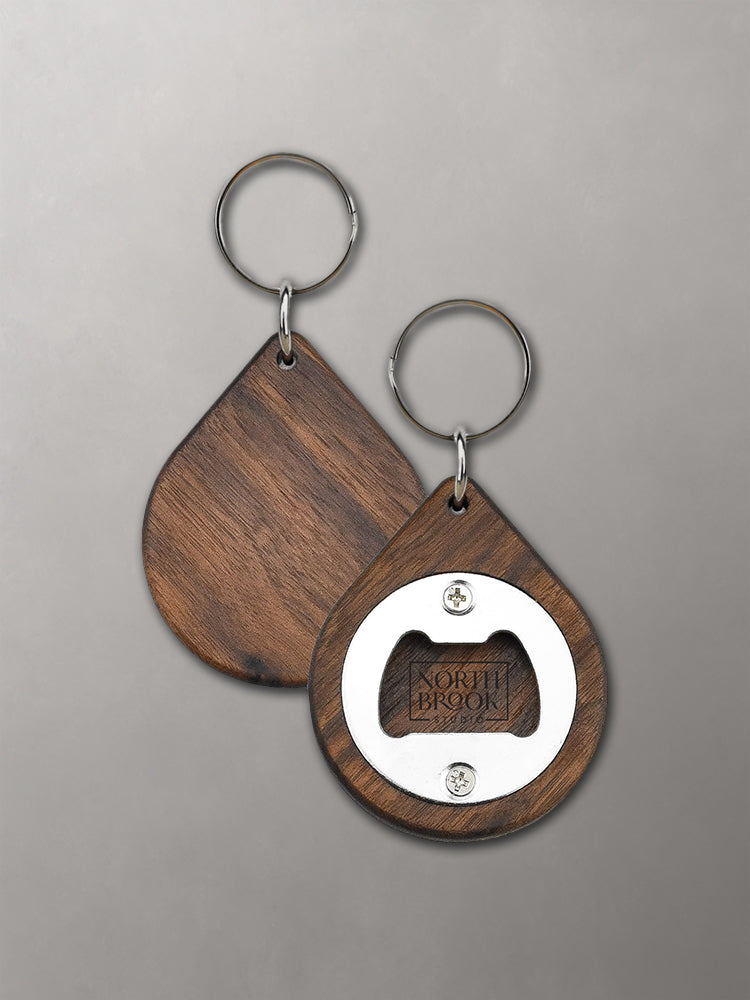 Black Walnut - Explorer Keychain Bottle Opener