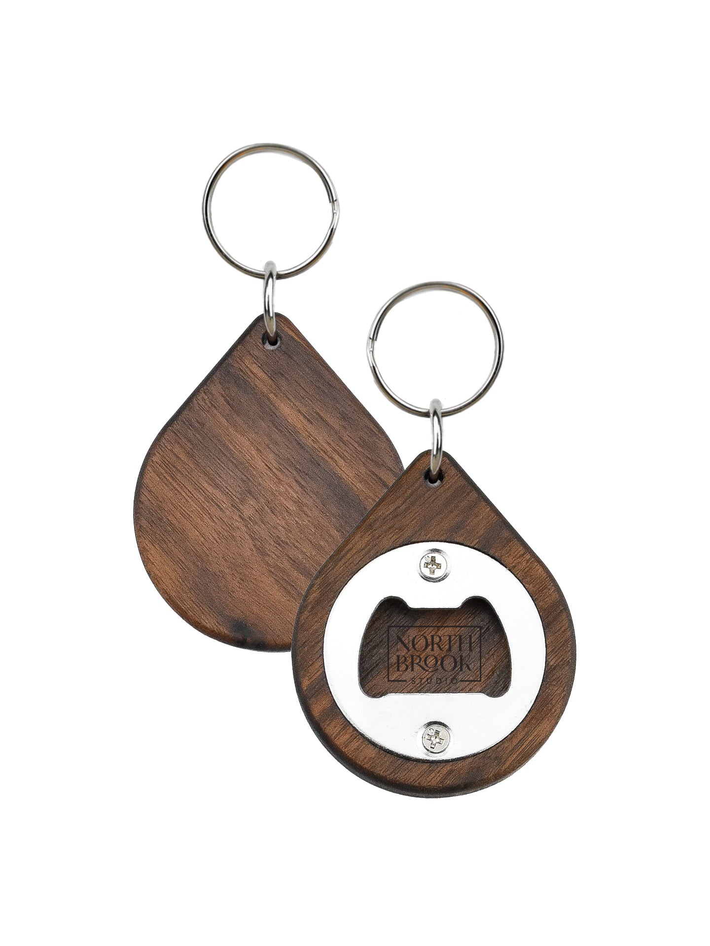 Black Walnut - Explorer Keychain Bottle Opener