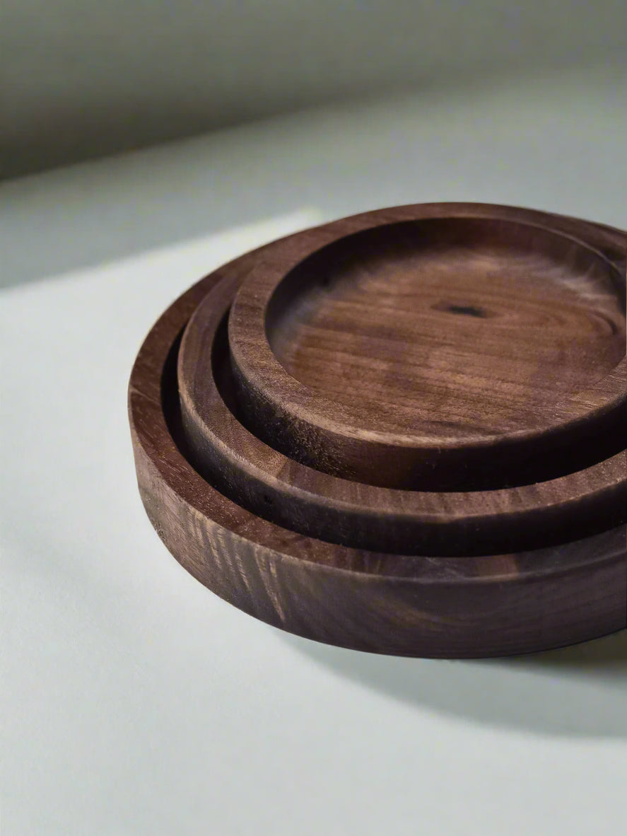 Black Walnut - Nesting Circle Trays