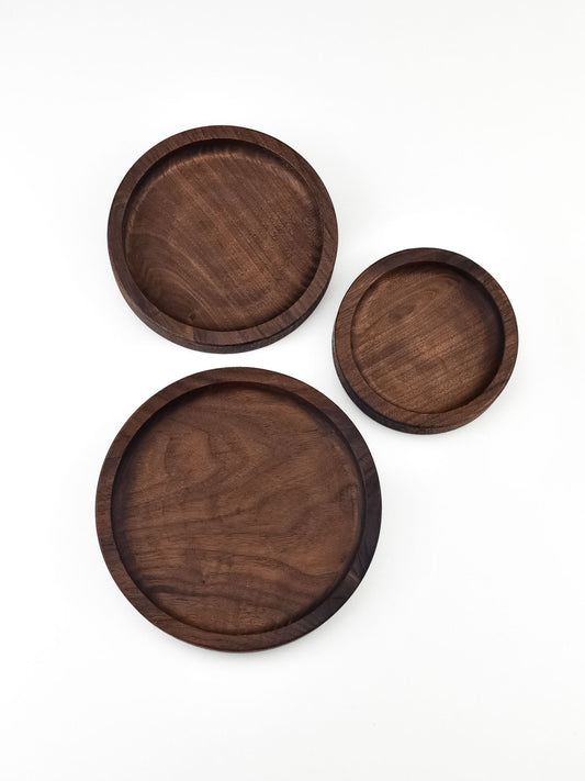 Black Walnut - Nesting Circle Trays